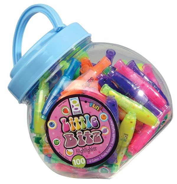 Raymond Geddes Little Bitz Stackable Scented Highlighters (Pack of 100) by GEDDES - Used condition - Image 3