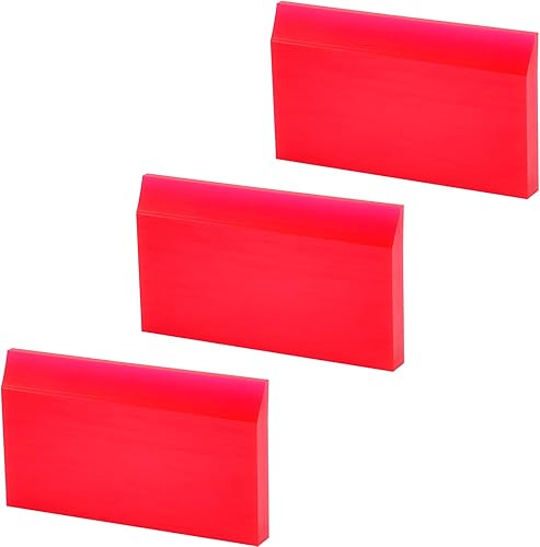 Escobilla de goma extra pequeña de 2 pulgadas, flexible y suave, no raya, para limpieza de impresión 3D de resina, limpieza de cristales traseros de