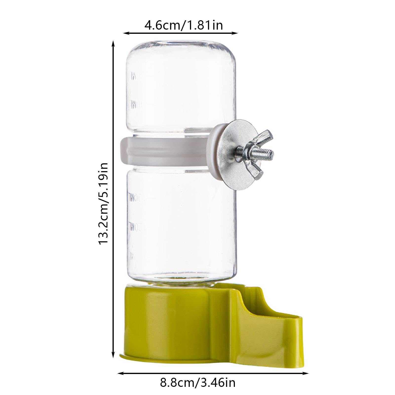 Distributore di acqua per uccelli, alimentatore automatico per uccelli, distributore d'acqua per pappagalli, alimentatore automatico per acqua, comodo dispenser automatico di acqua per uccelli