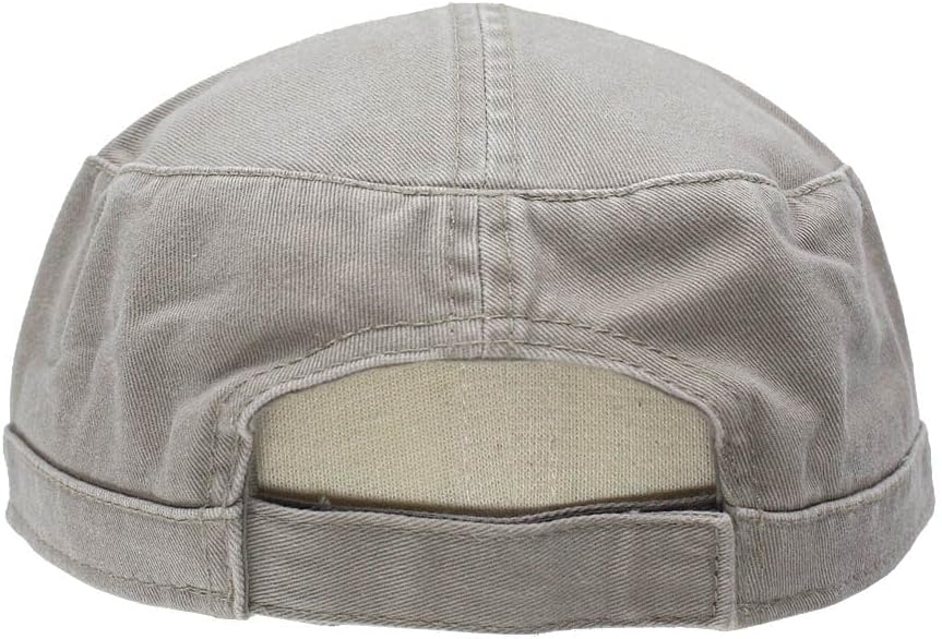 The Vintage Year Washed Cadet Cotton Twill Adjustable Military Radar Caps - Image 4