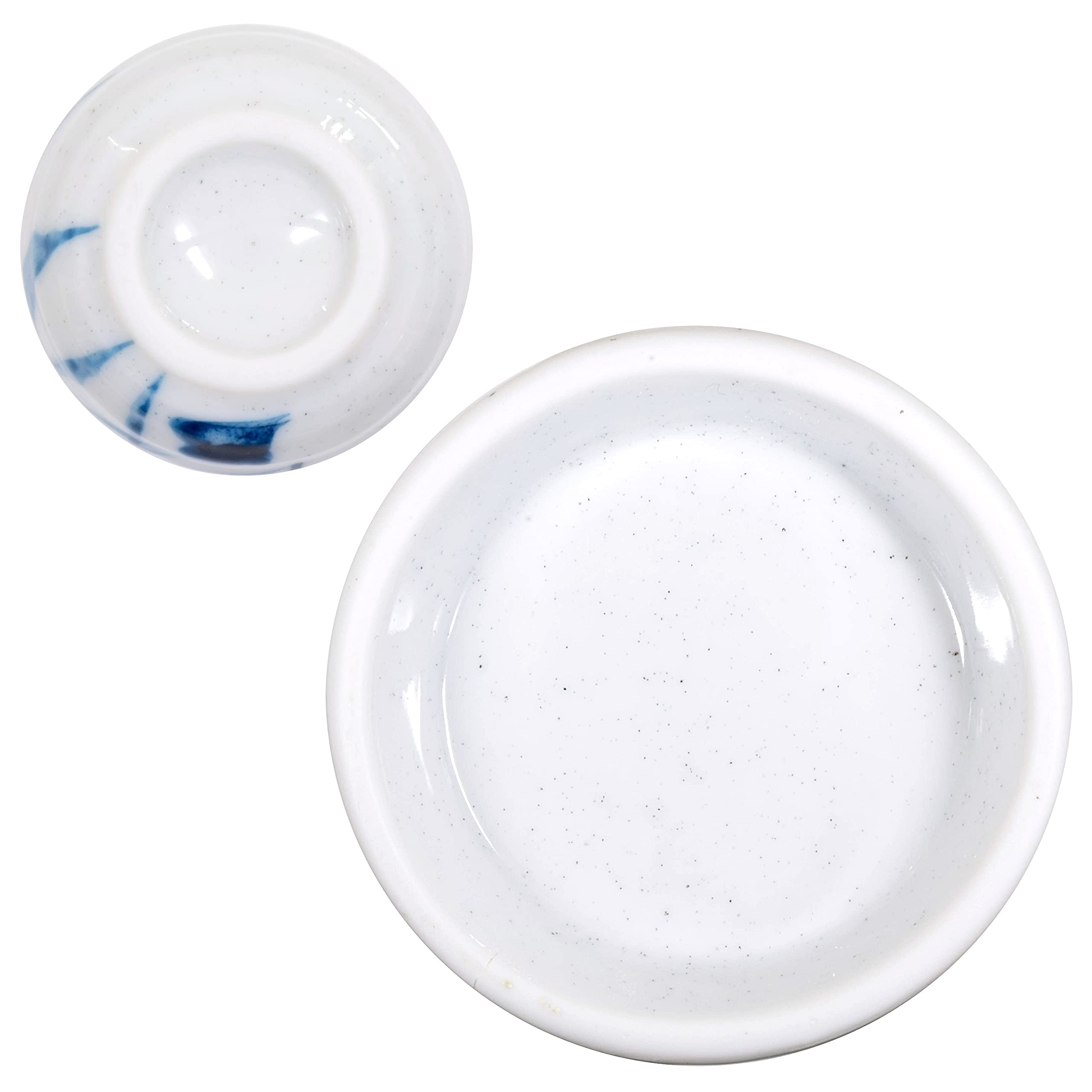 Japanese Sake Glasses Set - 5 Piece Ceramic -7