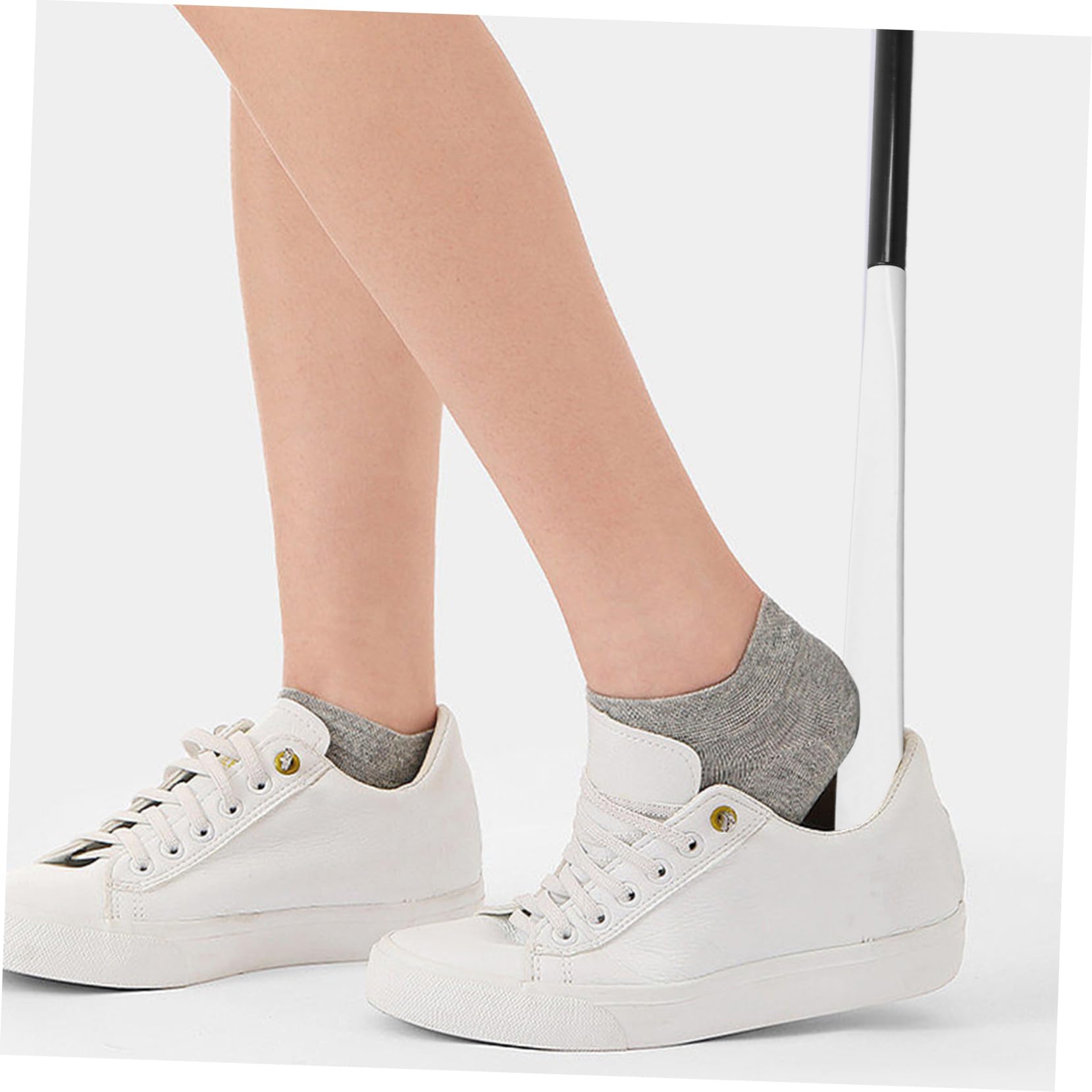 Chausse-pied Long Télescopique en Abs, Aide à L’habillage | Enfile-chaussettes pour Seniors et Femmes Enceintes, Longueur Réglable, Usage Quotidien pour Chaussures et Pantalon