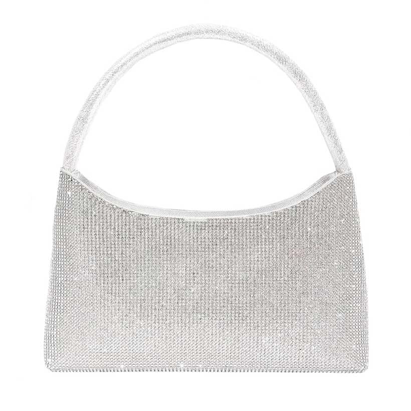 BLUE BEADS Shinny Rhinestone Crystal Evening Clutch Bag for Diwali Gifts Sparkling Glitter Bag for Special Occasions Like Wedding Party Prom Evening Night Party For Women Girls (Silver) (B0CWPG9DLK) Amazon Price History, Amazon Price Tracker