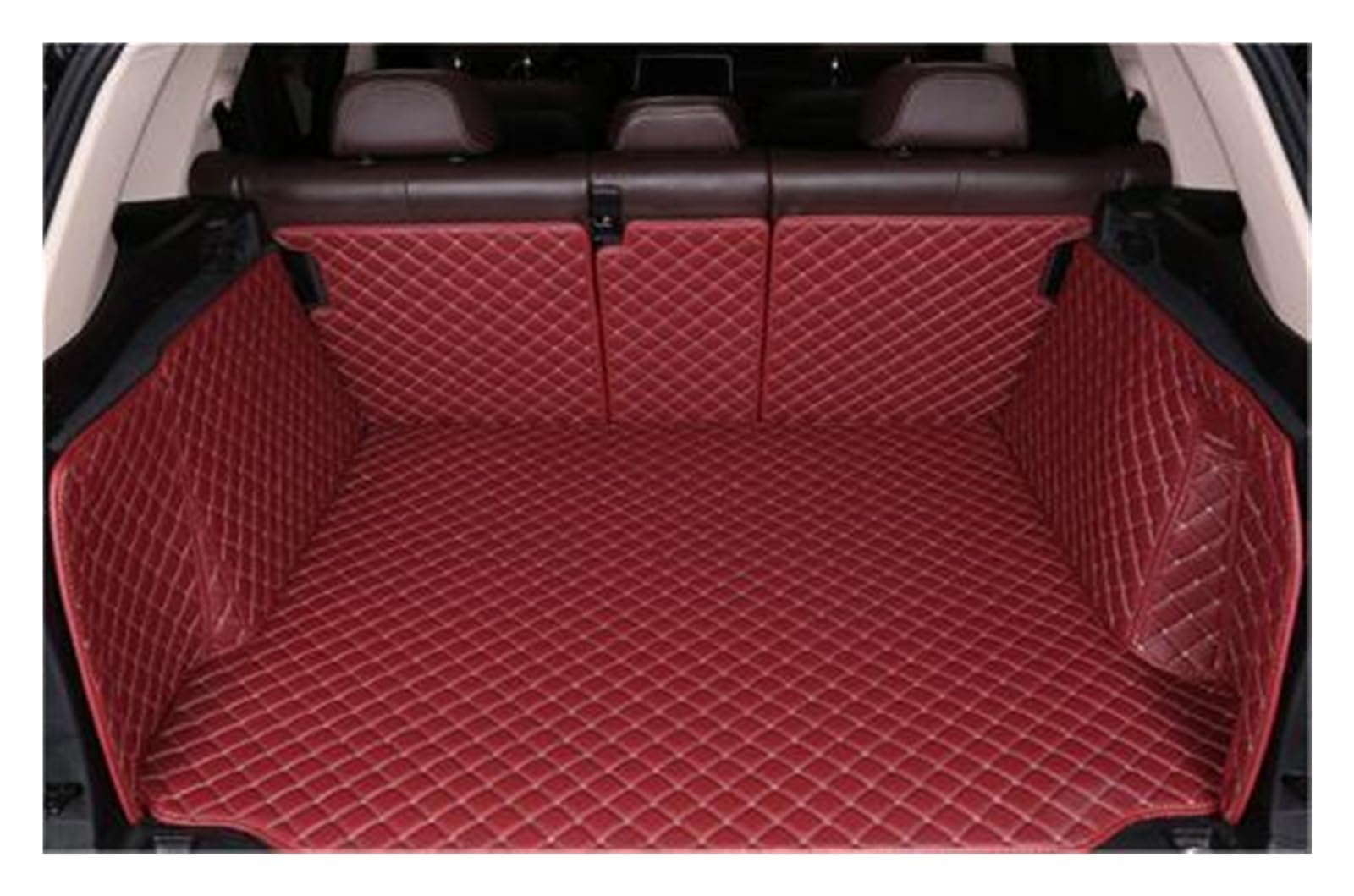 Tapis coffre voiture en cuir imperméable pour BMW Série 5 G30 G31 G38 2016-2020 antidérapant