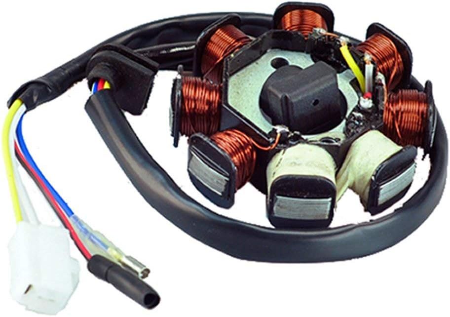 New Alternator Magneto Stator 8 coil 8 Pole 4-wire for Gy6 50cc AC ATV Scooter