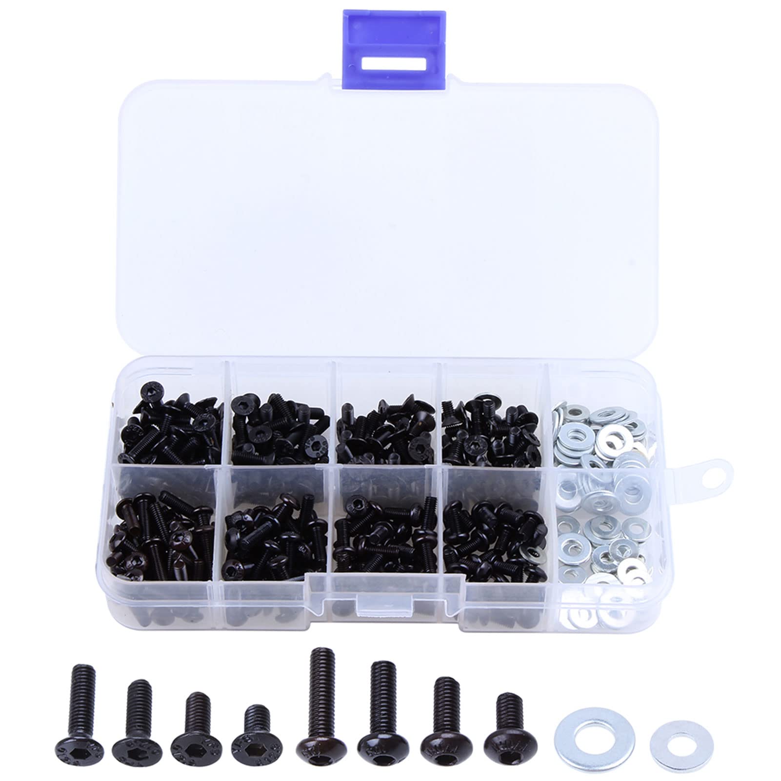 Kit di attrezzi RC e kit di viti (piatto, Phillips, esagono), pinze, chiave, strumenti di riparazione per quadcopter Drone Aereo Accessori Compatibile con Traxxas Arrma Axial Redcat Losi
