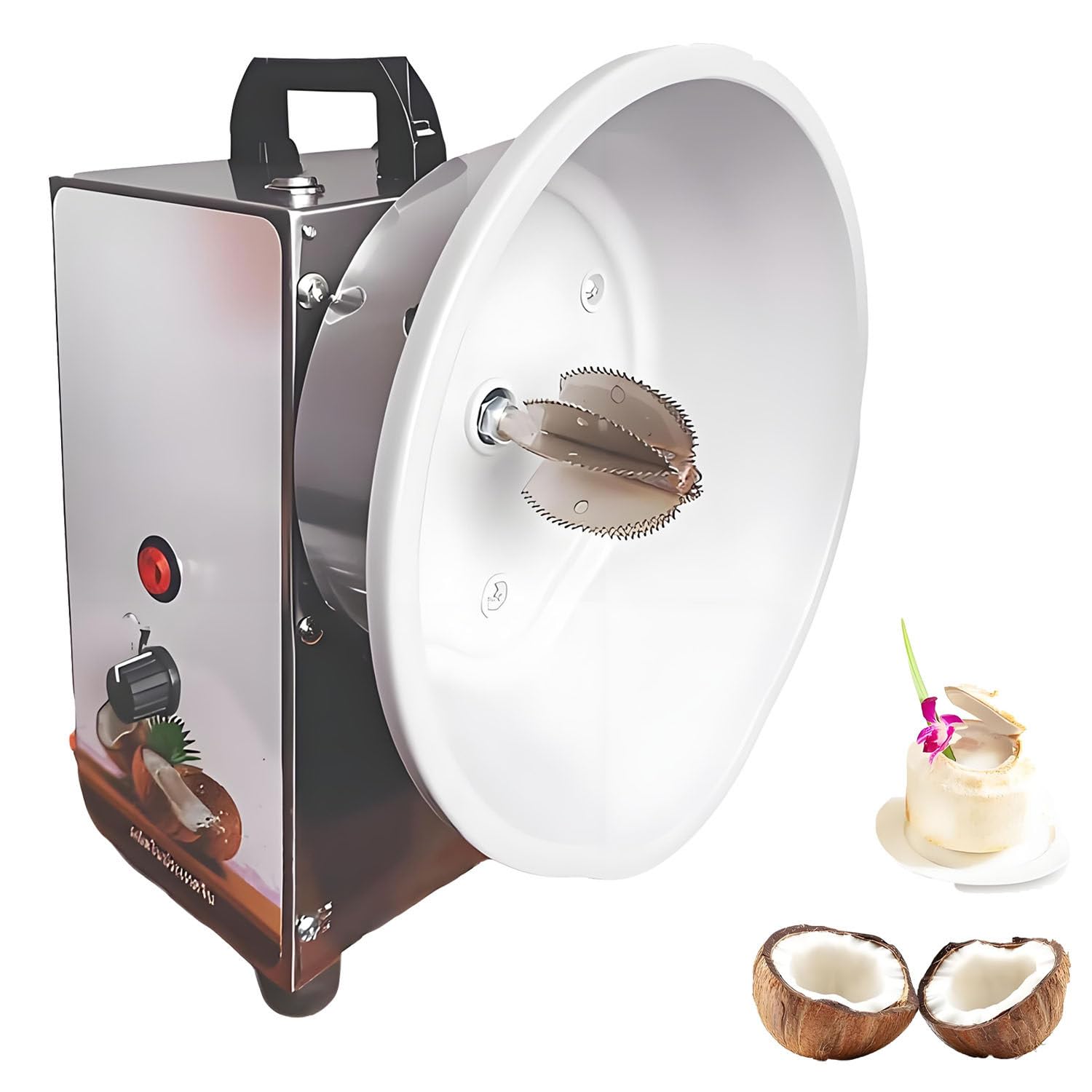 Grattoir vertical en noix de coco 3 vitesses pour lait et flocons