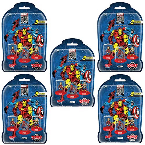 Zag Toys Marvel 80th Anniversary Domez Collectible Mini 5 Blind Bags