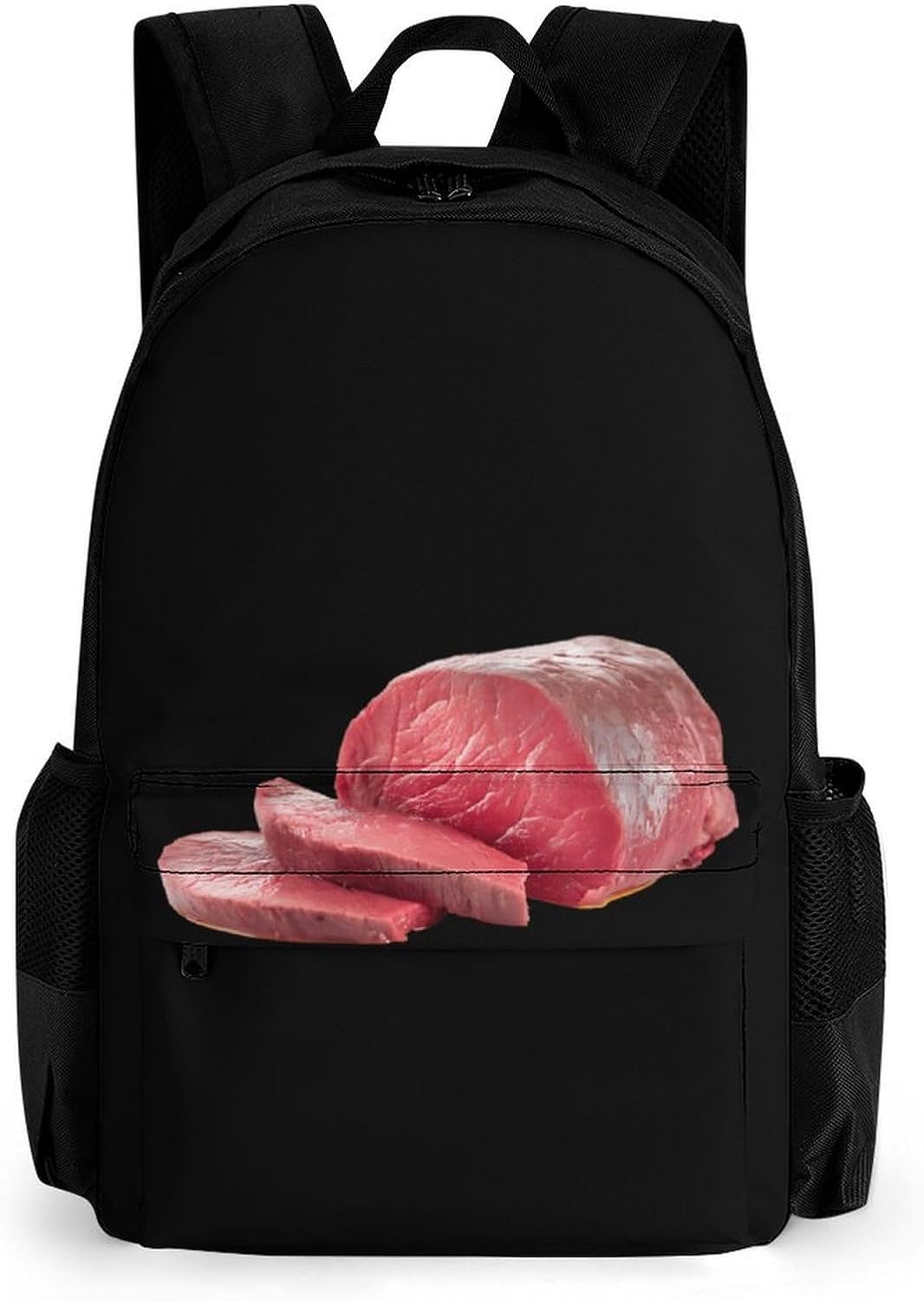 Sliced of Beef Funny Backpack Lightweight Printed Daypacks