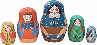 Golden Cockerel Five Sisters Companion Nesting Doll 5pc./5