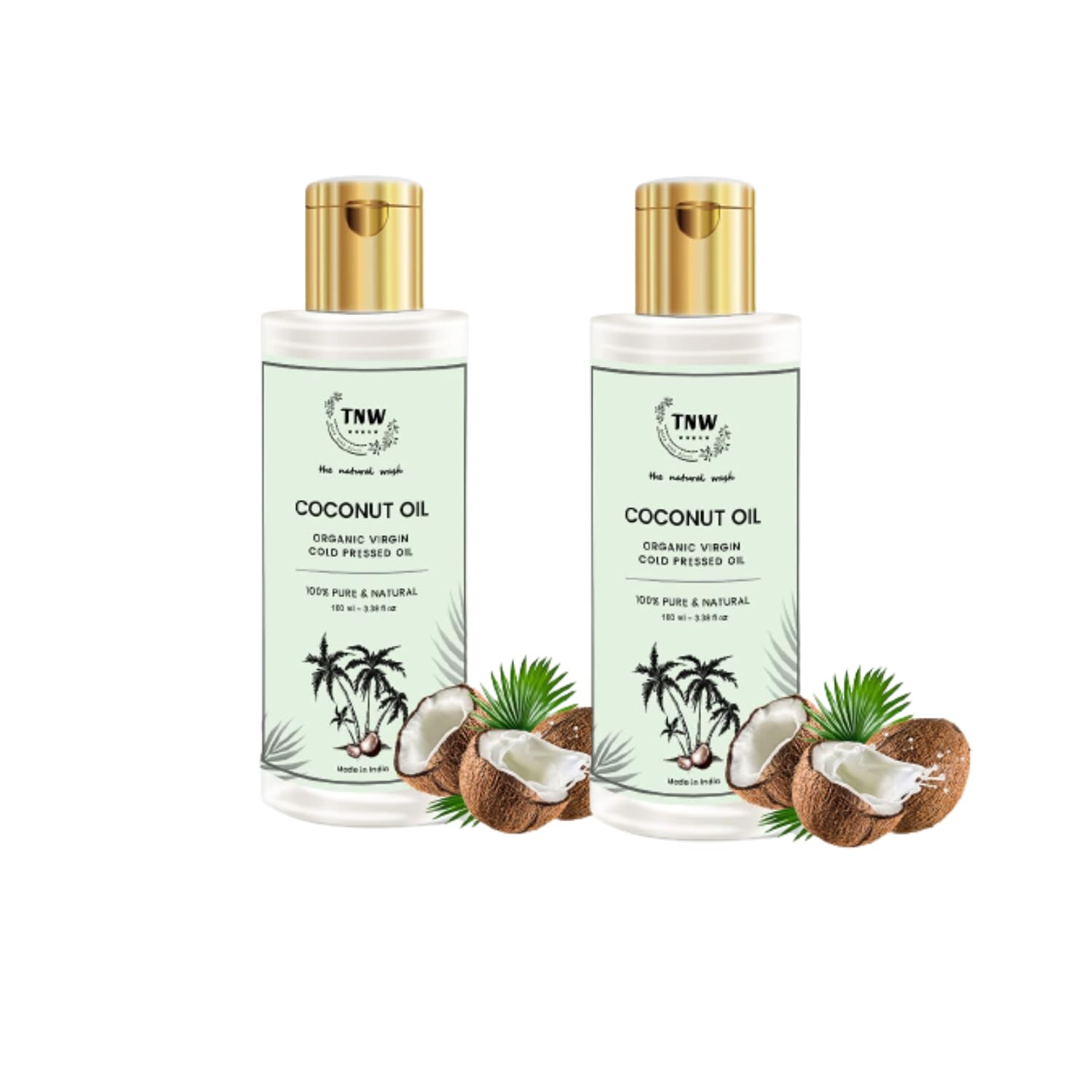 See full amazon price history chart for TNW-THE NATURAL WASH Cold Pressed Virgin Coconut Oil for Men and Women | Pure & Natural Enriching & Nourishing Oil for Healthy Skin and Hair | for All age Groups, 2X100 ml TNW-THE NATURAL WASH Cold Pressed Virgin Coconut Oil for Men and Women | Pure & Natural Enriching & Nourishing Oil for Healthy Skin and Hair | for All age Groups, 2X100 ml (B0892MRZZ3) Amazon Price History, Amazon Price Tracker