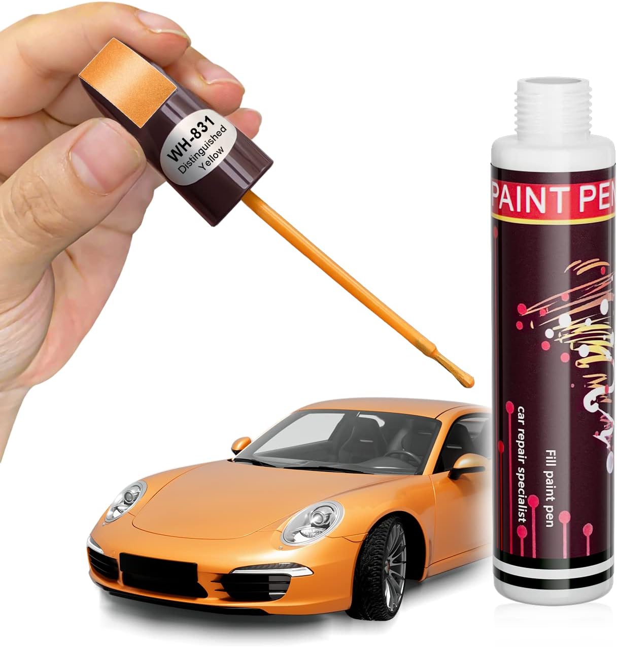 Touch Up Paint Pen for Cars Scratch Removal Repair, Wheel