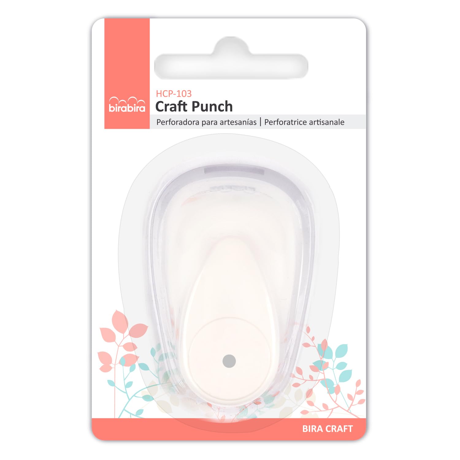 Rayher fustellatrice a forma tonda, punzonatrice carta, perforatrice