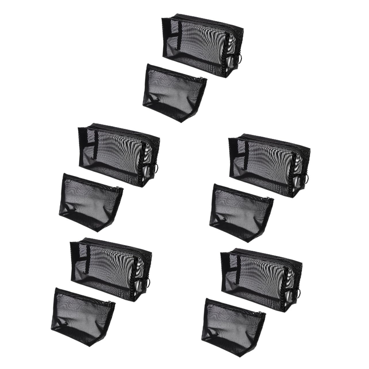 ABOOFAN 10piezas Bolsa De Almacenamiento De Cosméticos De Transparente para Organizador De Artículos De Aseo para Hombres De Gran Capacidad Neceser De Ducha y Accesorios De