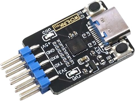 Wchlink Mini CH549F Daplink Supports Full Range of ARM Core Chips SWD Type-C/with Serial Port RISC-V 3.3V/5V Wch-Link