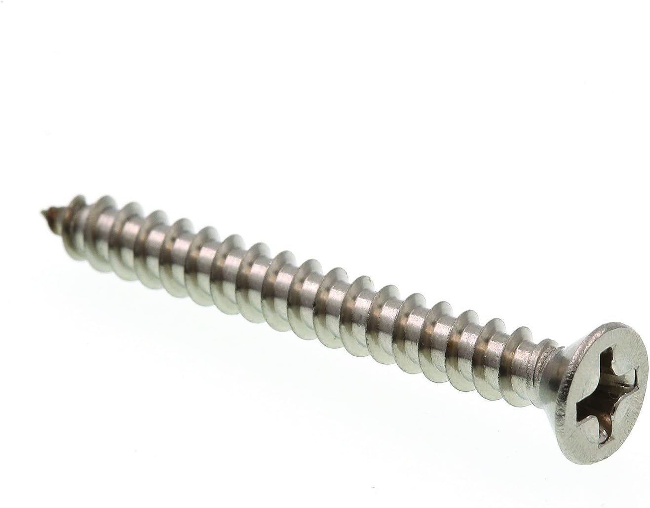 Prime-Line 9016337 Sheet Metal Screws, Self-Tapping, Flat Head, Phillips Drive, #6 (25 Pack)