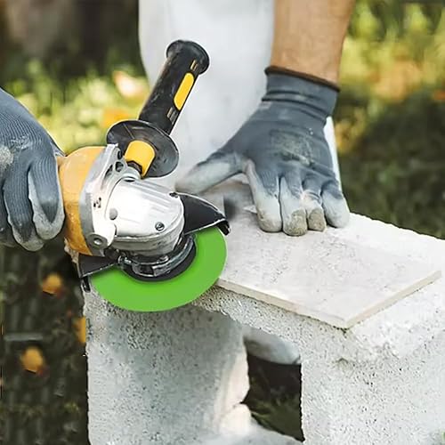 Miniatura 3 de Disco de corte de vidrio de 4.5 pulgadas, hoja de diamante para amoladora angular, 5 piezas de cortador de vidrio ultrafino para botellas, cerámica,