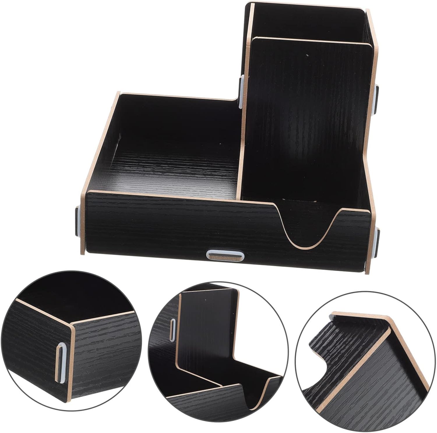 ABOOFAN Multi-Function Cup Holder Organizer for Coffee Condiments Countertop Straw Stand Paper Cup Dispenser Convenient Storage for Restaurants and Offices