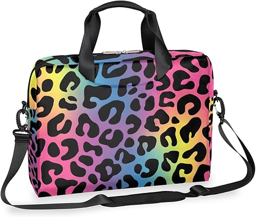 Miniatura 30 de Bonita bolsa de hombro para computadora portátil para mujeres y hombres, bolsa para computadora portátil, funda para laptop, maletín de transporte