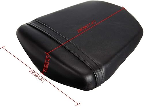 Miniatura 2 de Cubierta de asiento de pasajero trasero negro para Yamaha YZF R6 2003 2004 2005