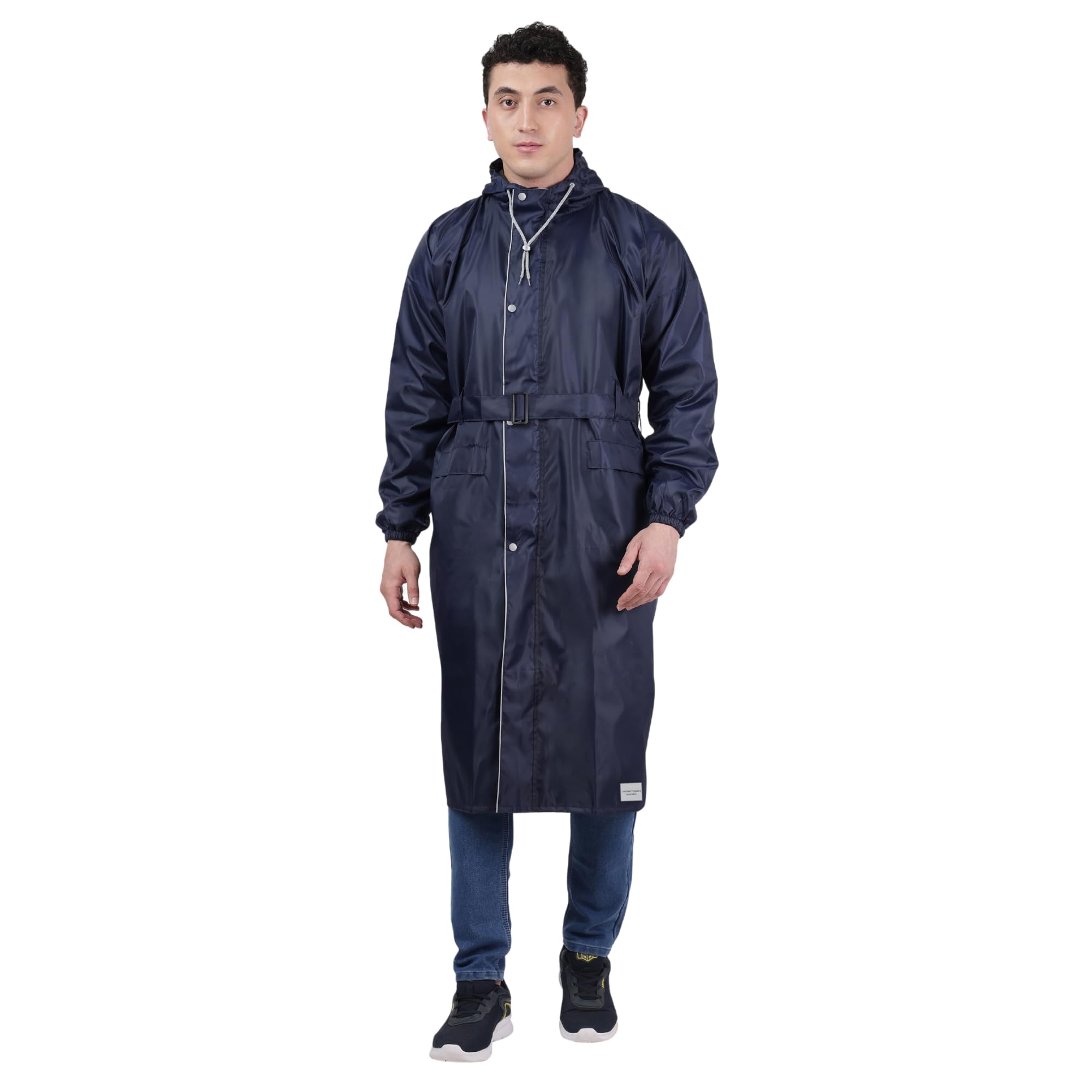 indian terrain Unisex Long Rain Coat with Pocket-picture-32