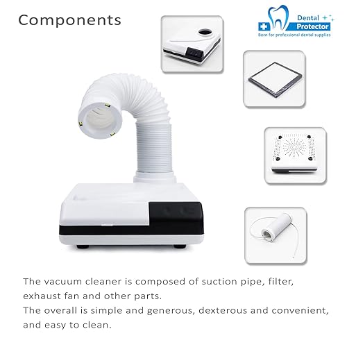 Miniatura 8 de 60W Pequeño Mini Nuevo Dental Mirco Motor Aspirador Fuerte Succión Baja Nioce Silenciosa Portátil Unidad De Máquina De Succión Dental