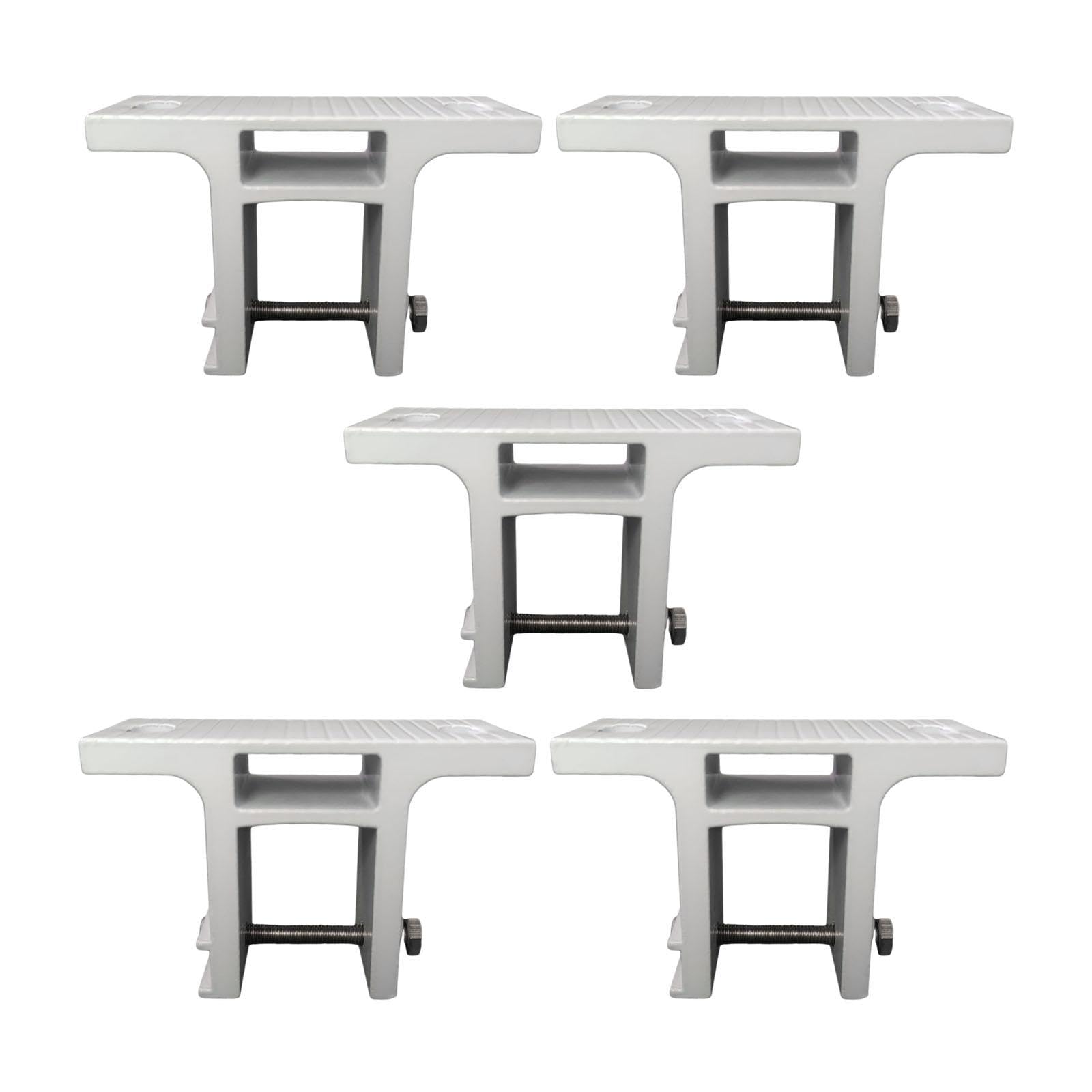 Sharplace 5 Soportes de Montaje en Pared para Toldos Retráctiles, Soporte de Pared para Toldo de Sombra, Toldo de Sombra para Exteriores, Patio Trasero, Terraza