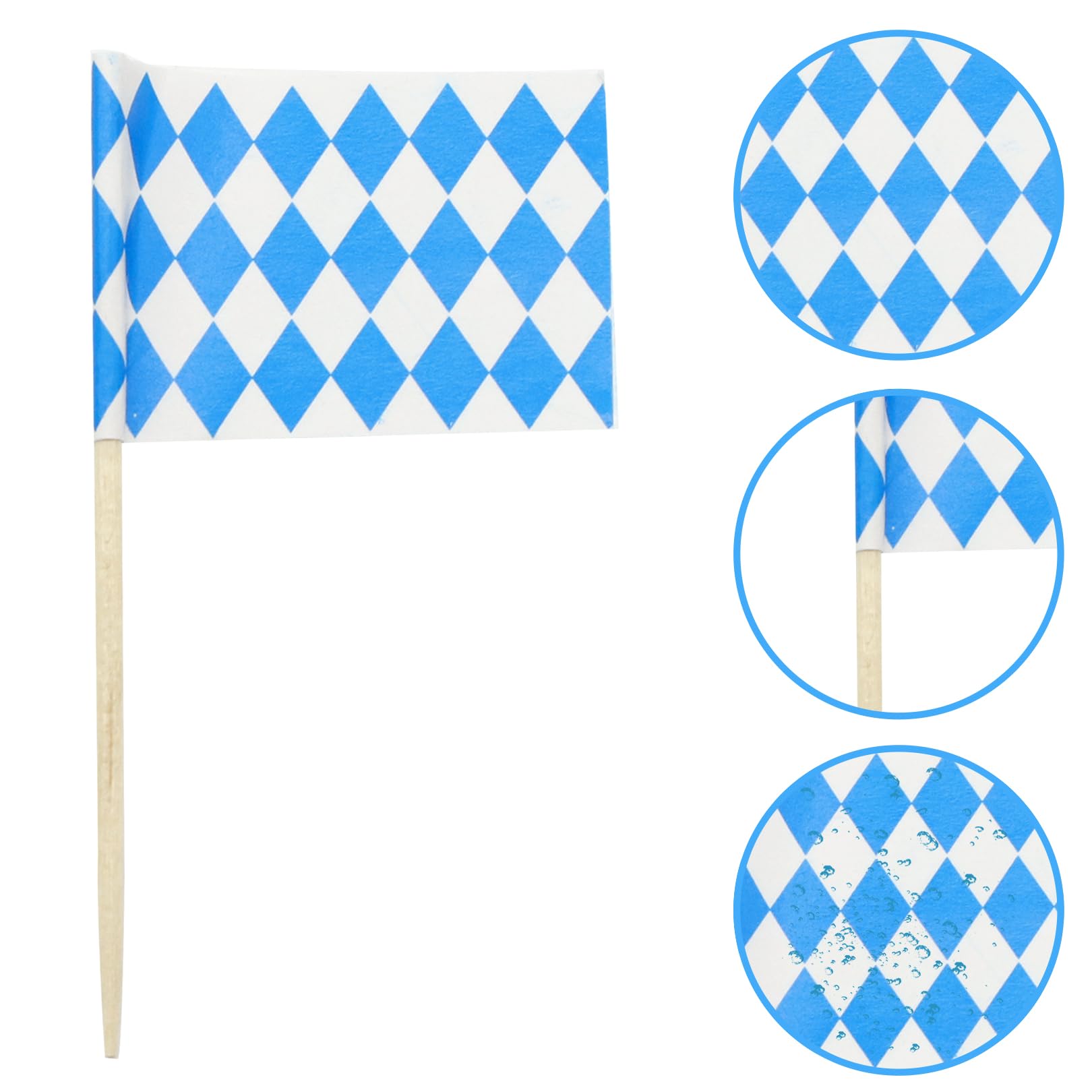 Oktoberfest Zahnstocher Flaggen Cocktail Stick Flag Produktbild-Vorschau 7