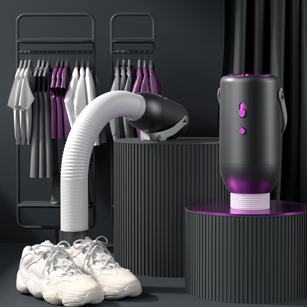 Secador de ropa con 2 modos de temperatura constante y bajo ruido secador ABS multifuncional portátil viaje durabilidad