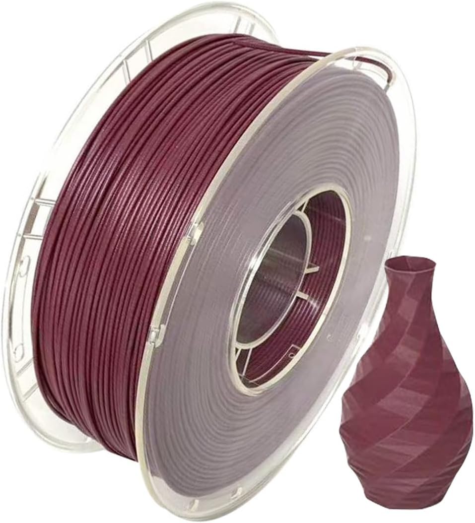 CAKERS 3D Printer Accessories|PETG Carbon Fiber 3D Printer Filament|Neatly Wound 3D Printing Filament 1.75mm(+/-0.03mm)|3D Printing Supplies,Red,1kg(2.2lb)/Spool