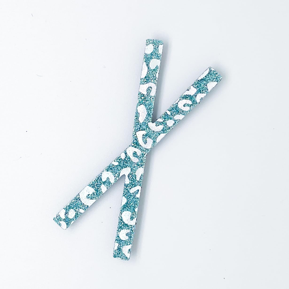 KAMIPITA Glitter Cross(X),Glittery material sparkling cutely) Non-marking Hair Clip, Hairpins - Image 4