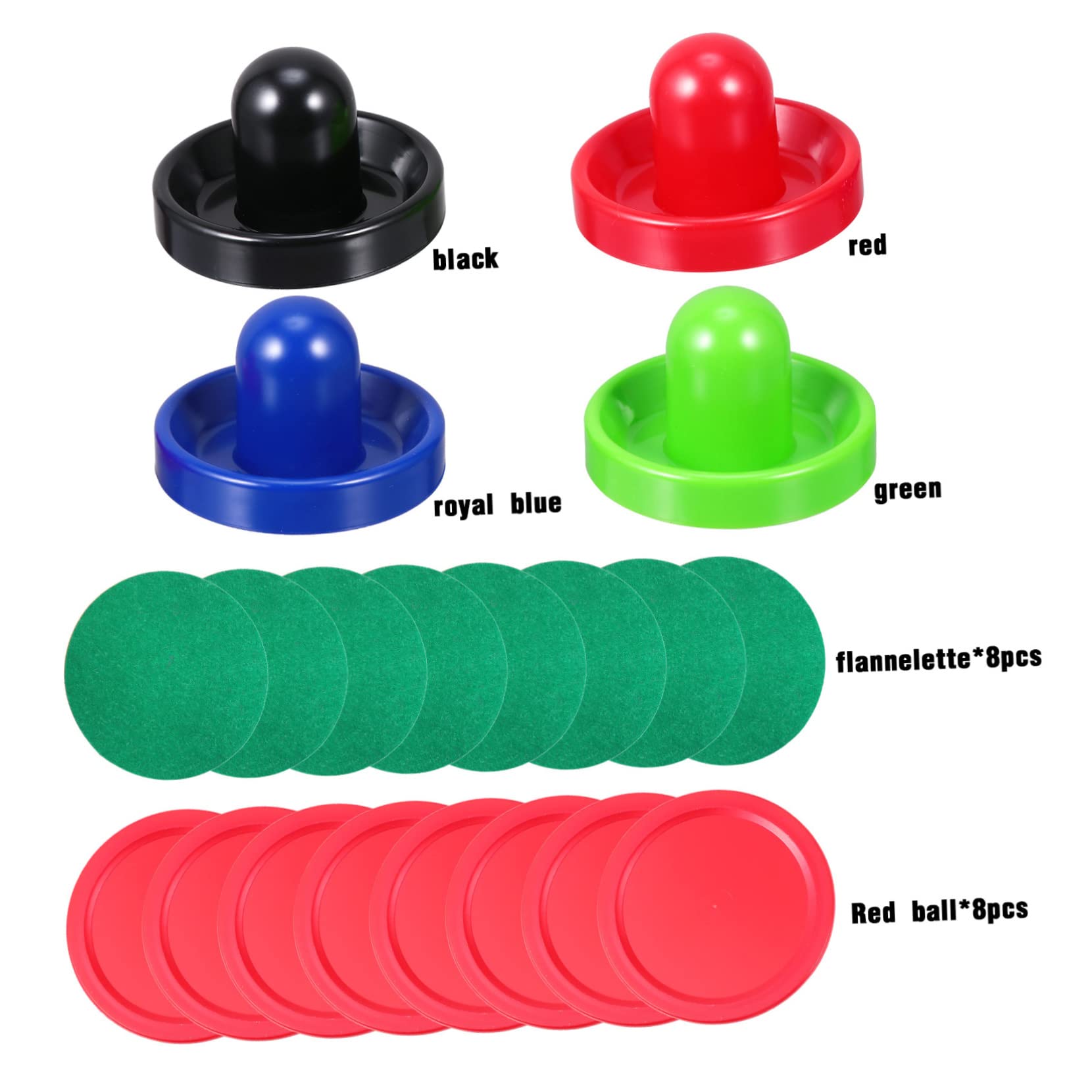 VANZACK hockey dell'aria accessori da tavolo da gioco illumina il disco da air hockey giochi di società giochi società pulsante di plastica per air hockey parti di hockey in plastica