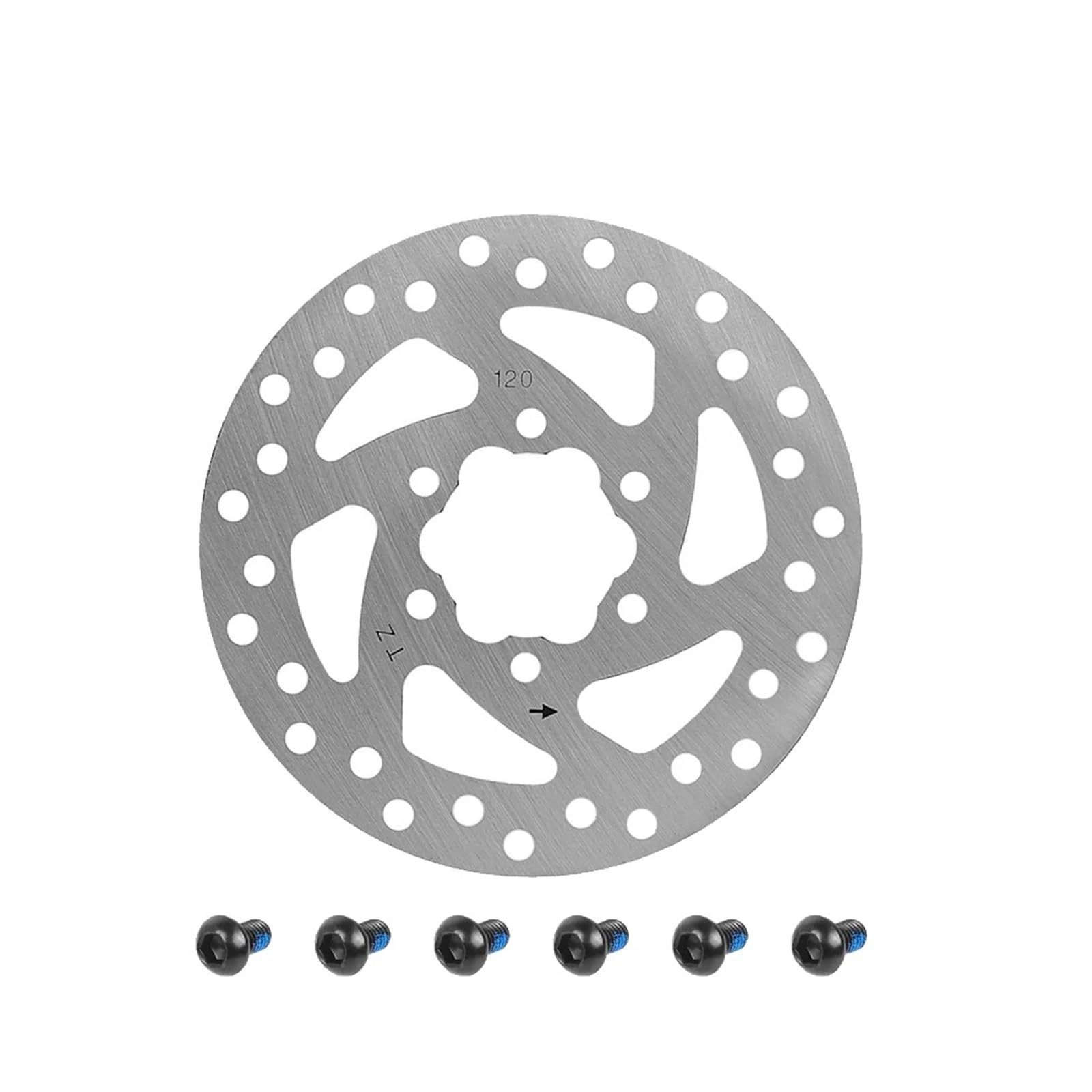Disco Freno a Disco da 120 mm a 6 Fori Compatibile con Parti di Riparazione del Disco Freno for Scooter Elettrico Kugoo Kirin G2 PRO e Kaabo Mantis 8(5pcs)