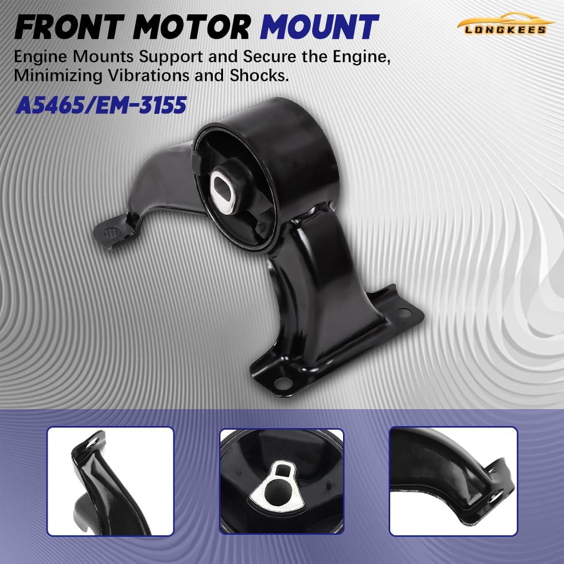Engine Motor Mount Set 4Pcs FIT 2008-2010 Chrysler Town & Country 3.3L 3.8L 4.0L & Dodge Grand Caravan 3.3L 3.8L 4.0L, Replacement for A5654 A5480 A5465 A5493 GP3156 GP3186 GP3155 GP3228