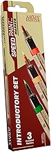 The Army Painter, Speedpaint Marker Introductory Set, 3 x 6ml Speedpaint 2.0 Markers, Green, Red & Yellow Acrylic Contrast Paint Markers for DnD & Warhammer