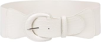 GRACE KARIN Womens Wide Stretchy Cinch Belt 3 Inch Vintage Chunky Buckle Belts S-XL