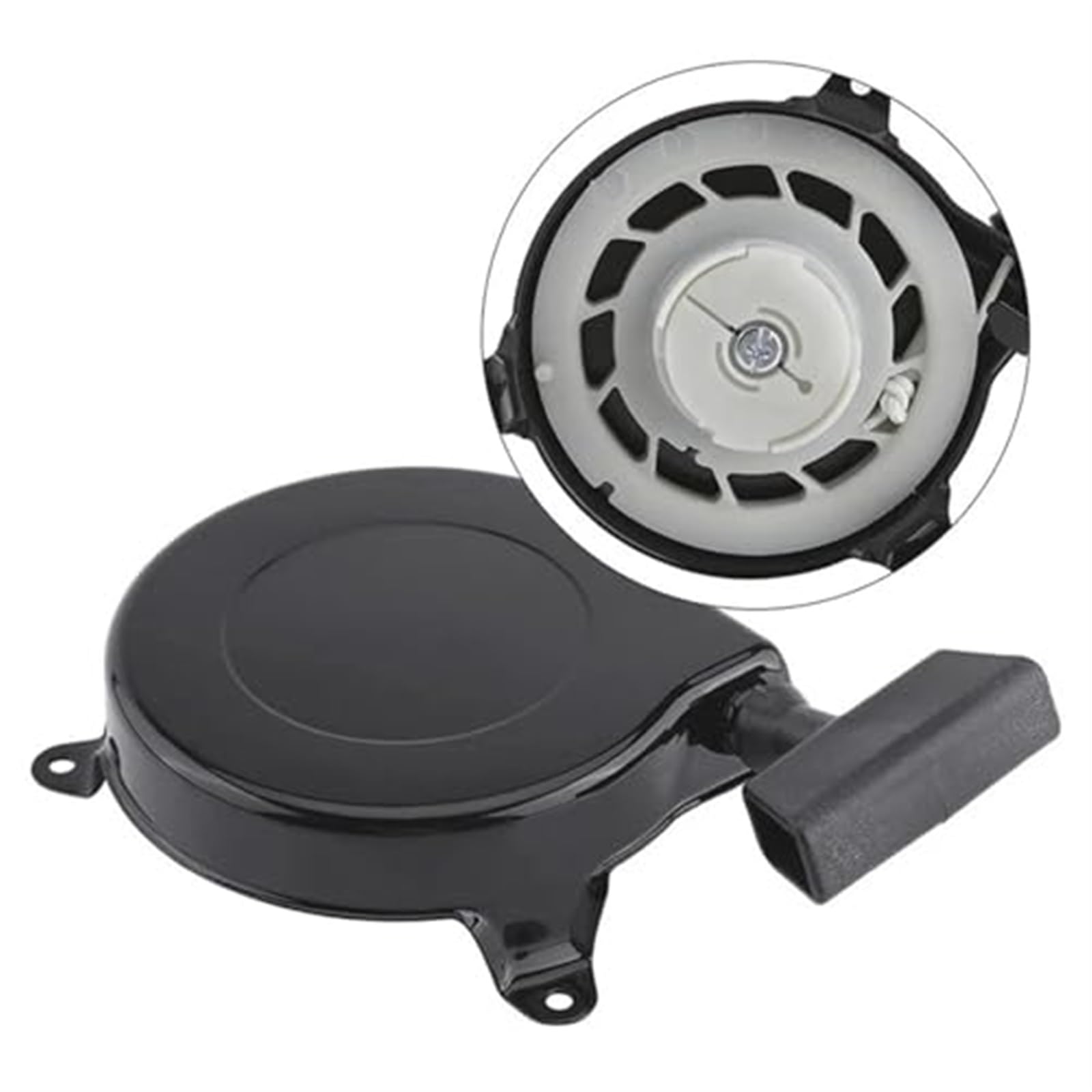 Zespół rozrusznika linkowego, dla Briggs & Stratton, 499706 690101 Pasuje do 091212 091232 09141 Rozrusznik pociągowy Rozrusznik linkowy kosiarki