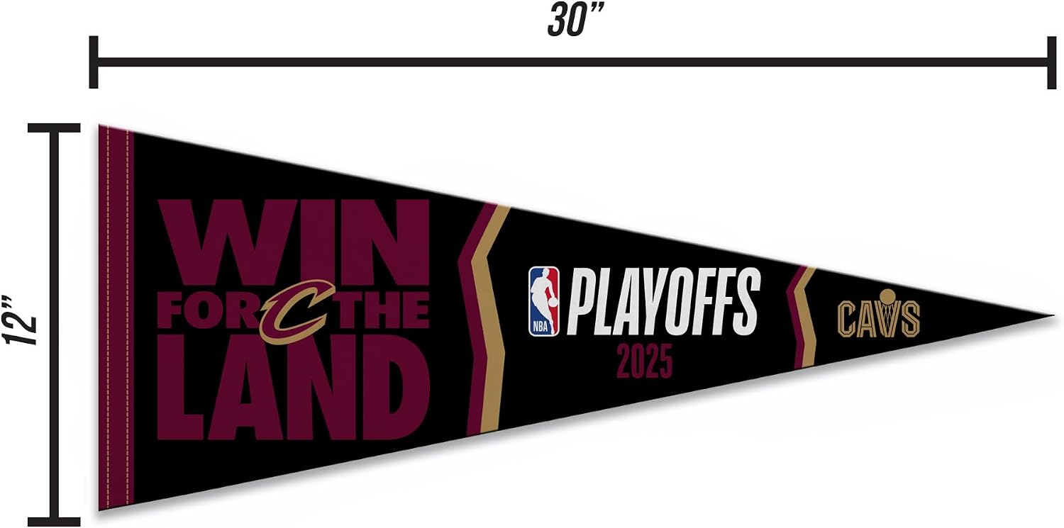 Rico Industries NBA Basketball 12" x 30" Felt Wall Décor Pennant - Great for Home/Bed Room/Man Cave Décor image 5