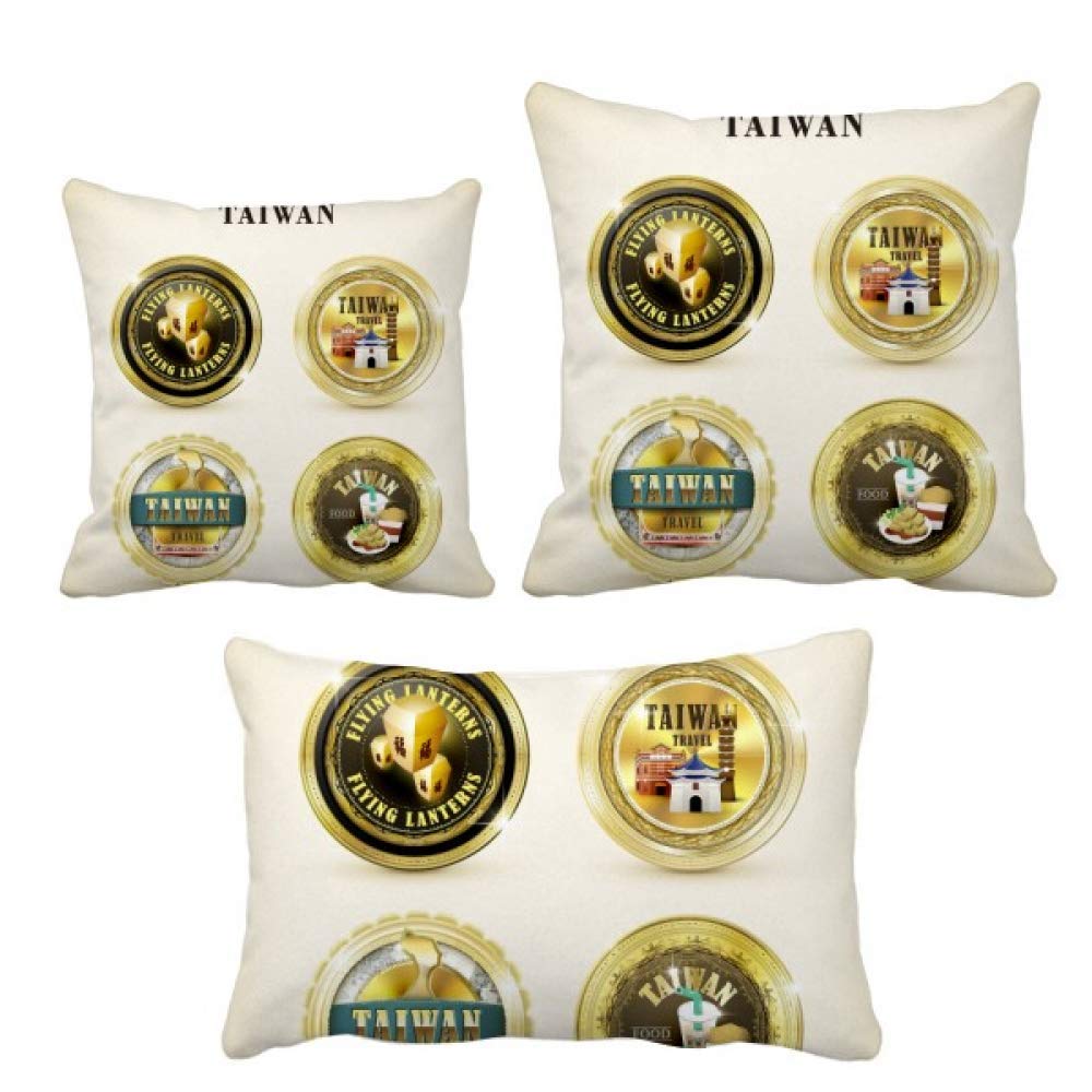 Coussin de voyage Taiwan DIYthinker pour décorer votre canapé