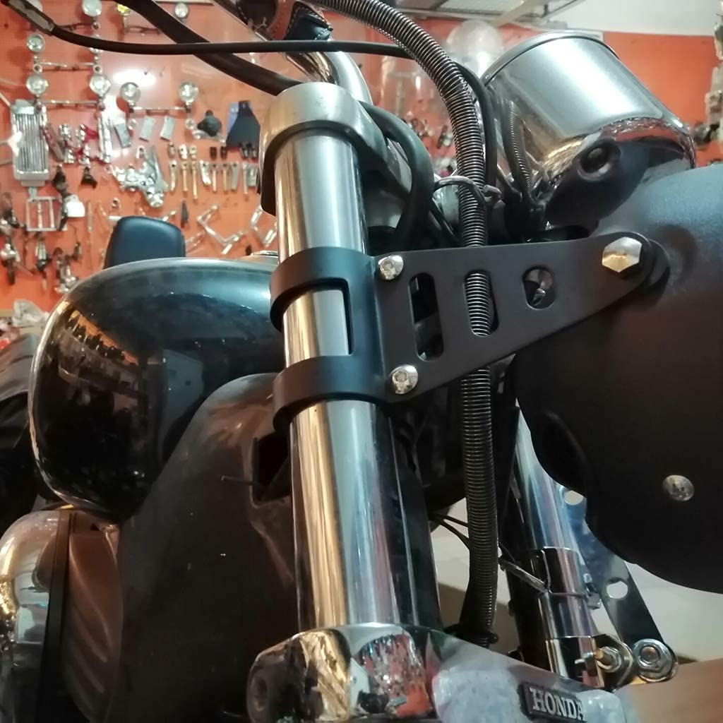 2pcs moto faro staffa di montaggio per Cafe Racers forcella 41-43mm