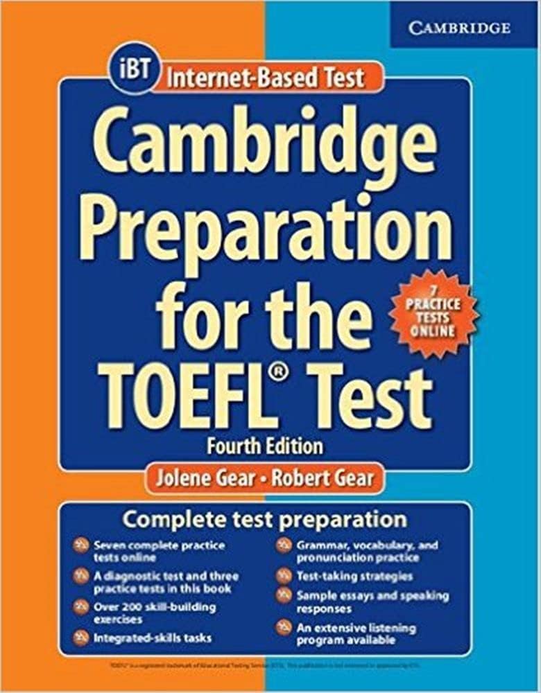 Cambridge Preparation for the TOEFL Test Book with Online Practice Tests Paperback – 15 May 2014