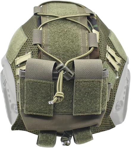 Miniatura 29 de Tactical Fast Helmet Cover and Battery Pouch Counterweight Pouch Fit Size M/L Fast PJ BJ MH Helmet