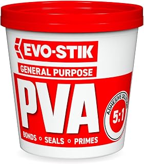 General Purpose PVA White - 1l - Adhesive, Primer, Sealer and Dustproofer - For Interior Use