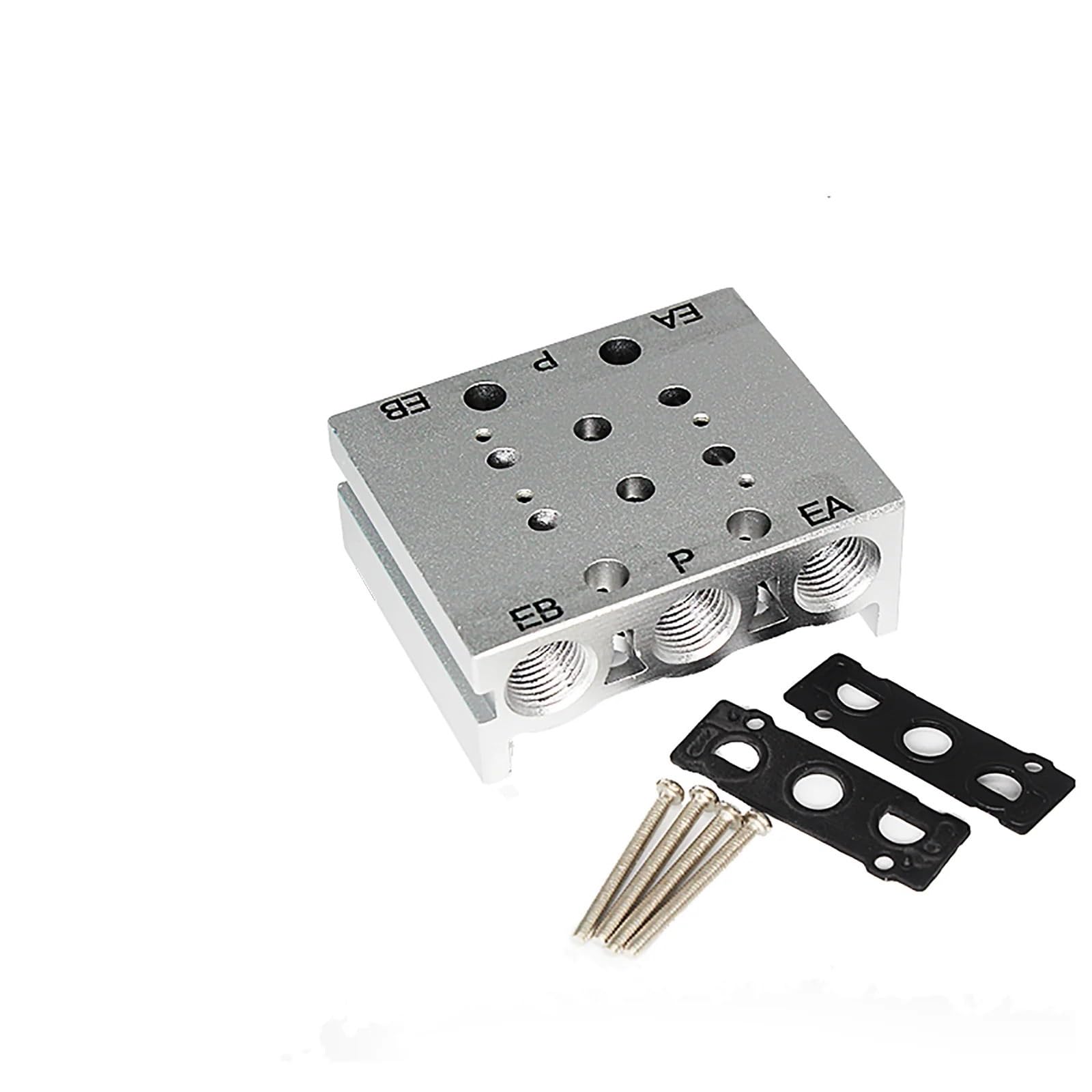 Colector neumático SS5Y3-20-02 de 1 unidad con barra de distribución para válvulas