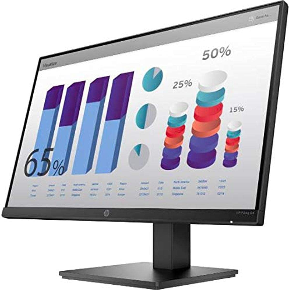 HP P24q G4 Monitor 23.8'' Quad HD LED - Nero