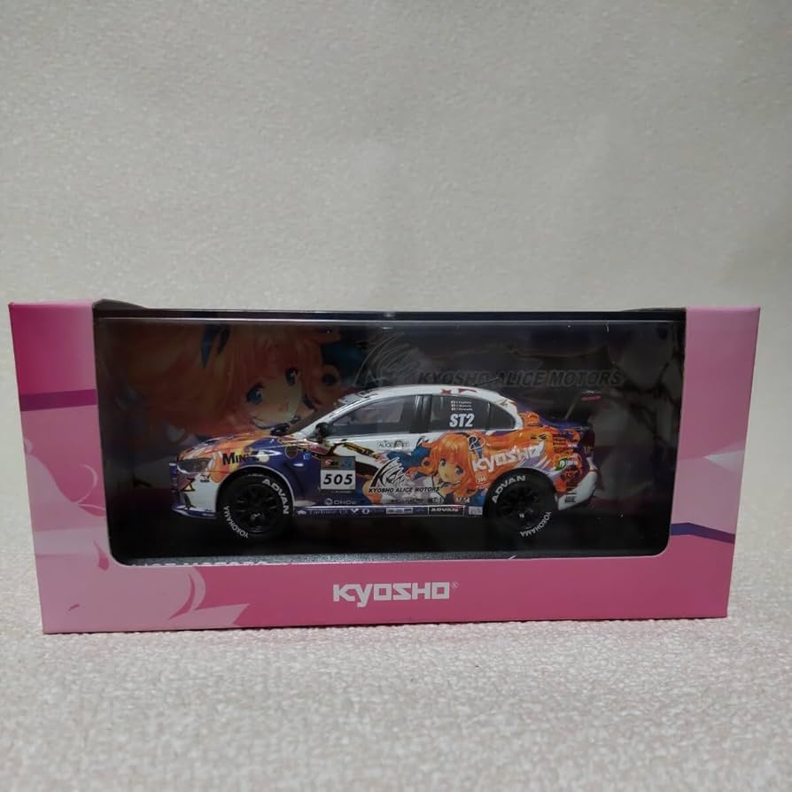 〈京商〉アリスモータース ランサーエボリューションX　2010　1/43 京商オリジナル ダイキャストモデル 1/43 KYOSHOアリスモータース 2010