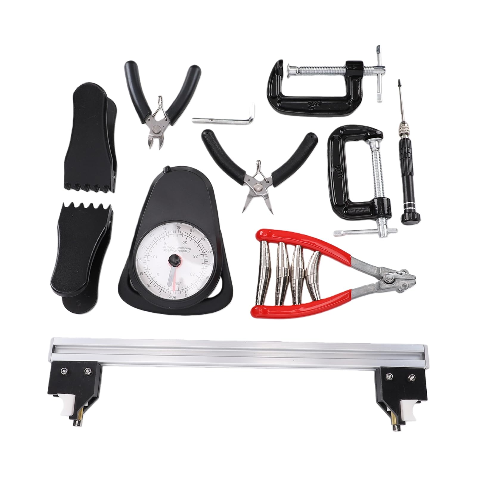 Juego de Herramientas para Encordado de Raquetas de Bádminton,