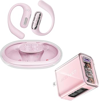 Blush Pink Set- Acefit Pro and a 65W GaN Fast Charger with 3 Ports