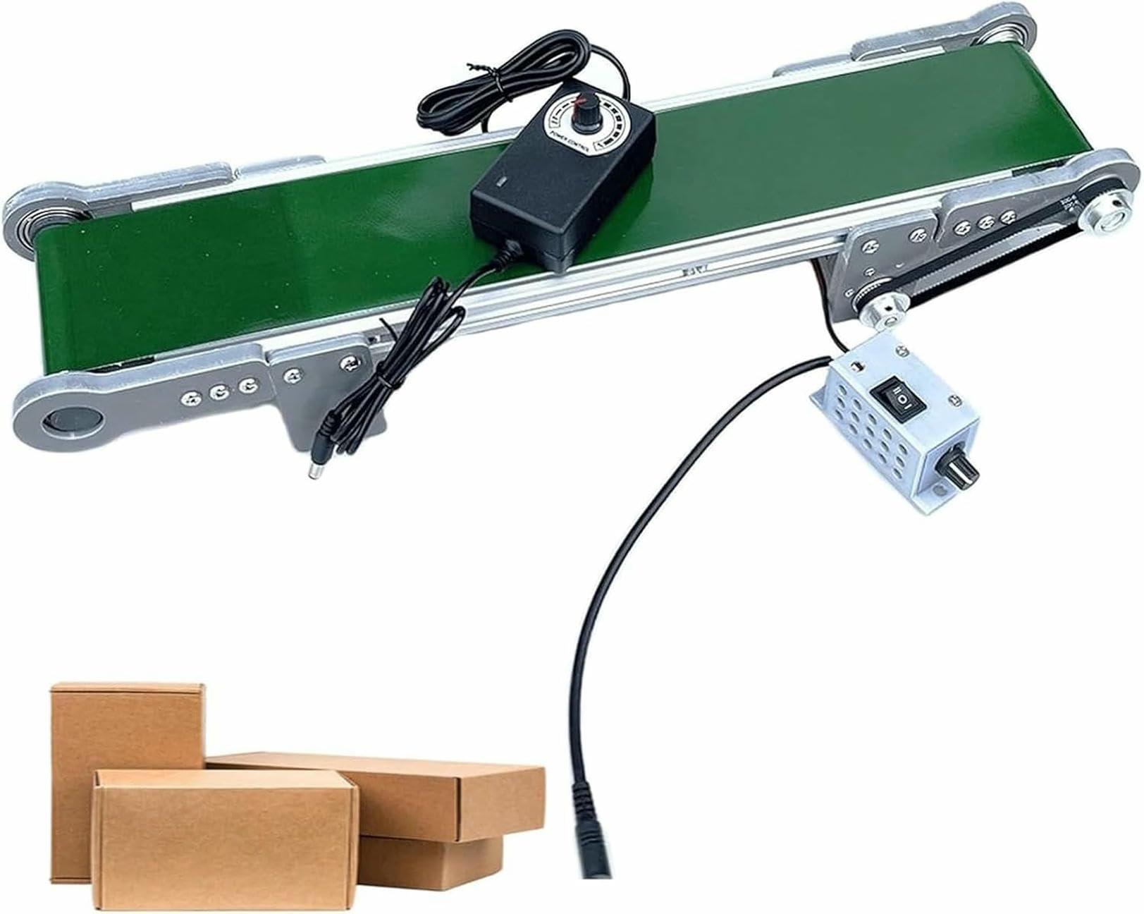 Cinta transportadora de PVC eléctrica pequeña para evitar retrasos en producción