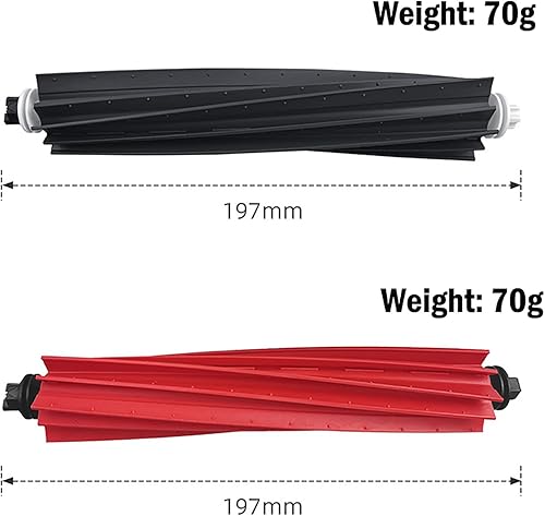 Miniatura 5 de HMHAMA Cepillo principal de goma de repuesto, cepillo de rodillo desmontable multisuperficie para Roborock S8S8+S8 Pro Ultra Robot Aspirador, 2